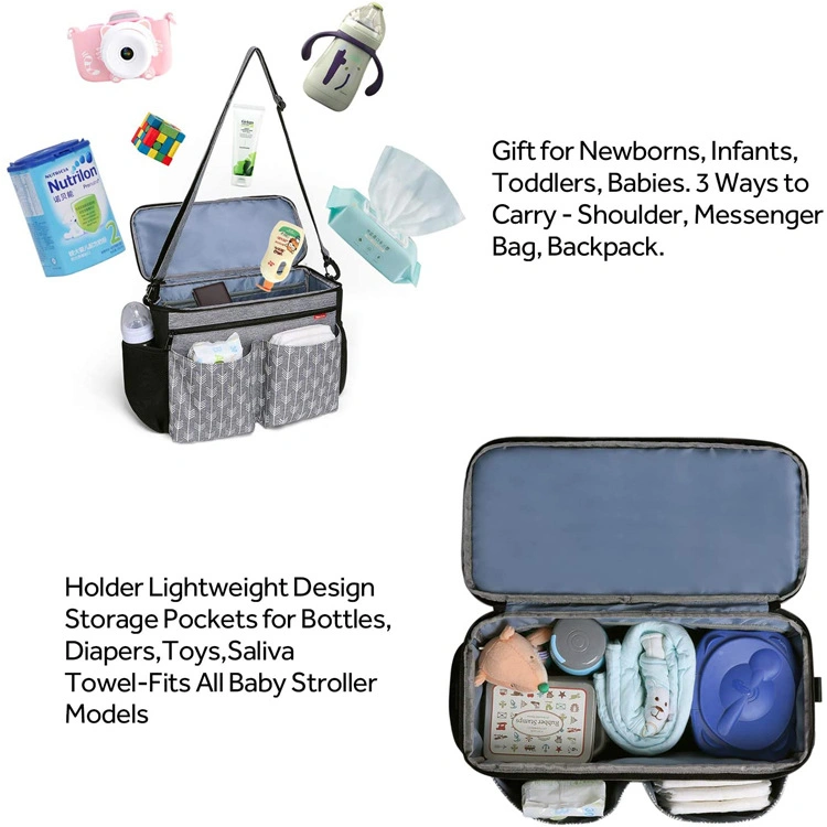 Amazon Best Selling Stroller Portable Mother Baby Bag with Adjustable Shoulder Straps