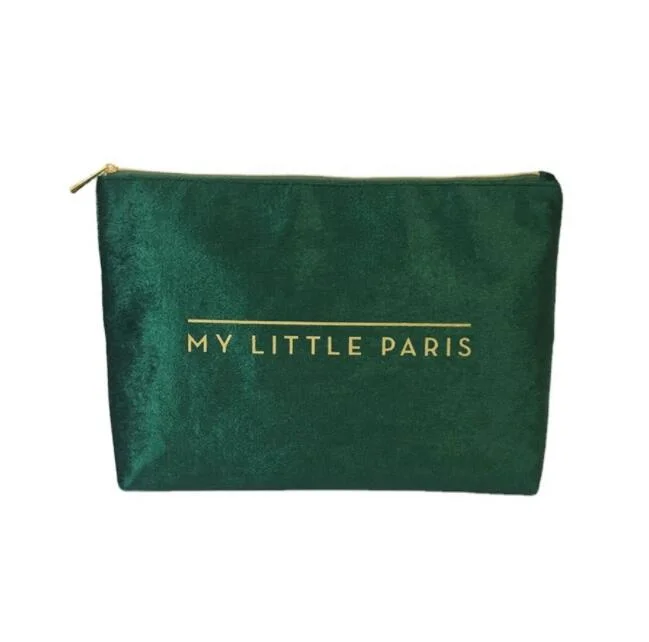 Luxury Velvet Portable Cosmetic Bags for Makeup