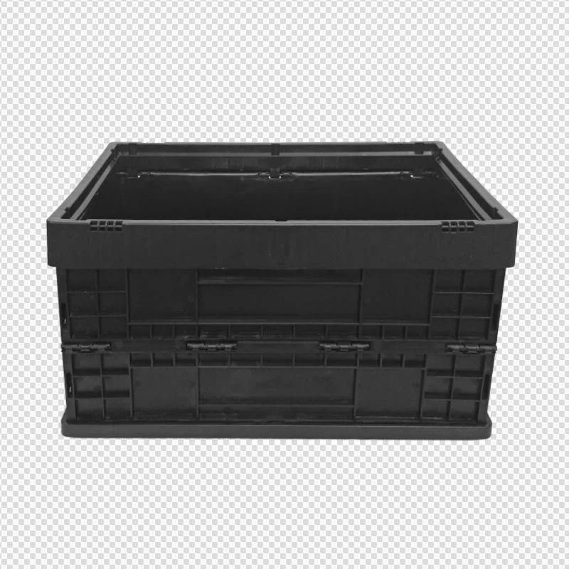 High-Quality ESD-Safe Foldable Tote Boxes - Black