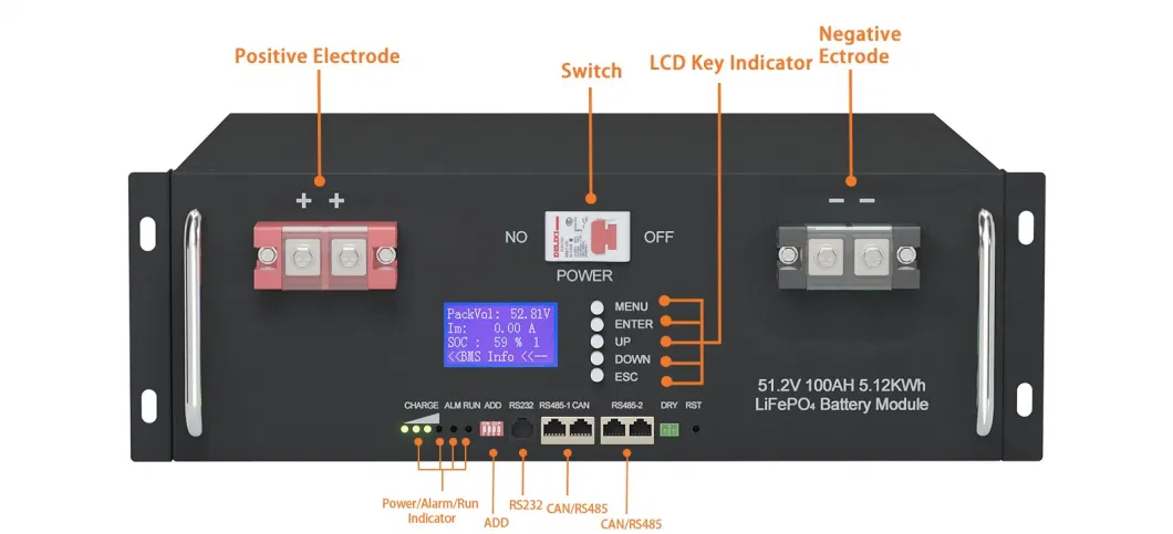 EU Stock 5kwh10kwh 48V 100ah 200ah Mason Base 51.2V 100ah LiFePO4 Battery 100A Box EU Case