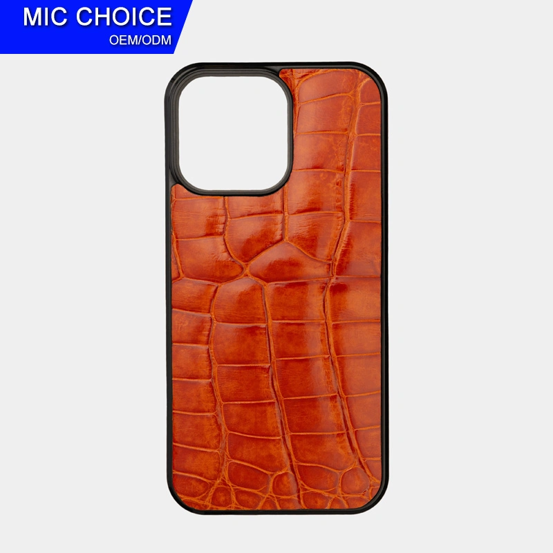 Wholesale Cell Mobile Phone Accessory PU Crocodile Leather Phone Case for iPhone 14 11 13 15 Cover