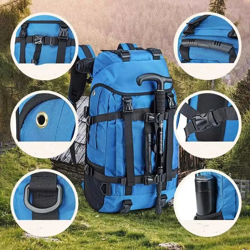 Unisex Waterproof Hiking Backpack Camping Travel Large Capacity School Bag Wyz17191