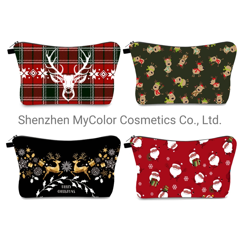 New Fashion Christmas Make up Bag Customize Cosmetics Makeup Bag