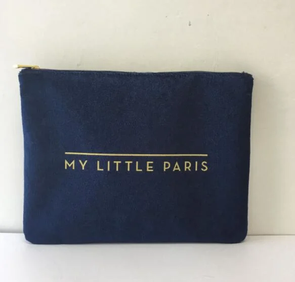 Luxury Velvet Portable Cosmetic Bags for Makeup