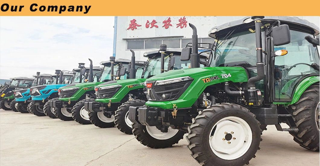 New Product Excellent Quality 4WD Mini Farm Tractor with Front Ender Loader, 4 In1 Bucket