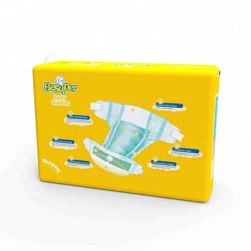 China Nappies Packaging Bag Manufacturer Disposable Baby Diaper Plastic Bag Diaper