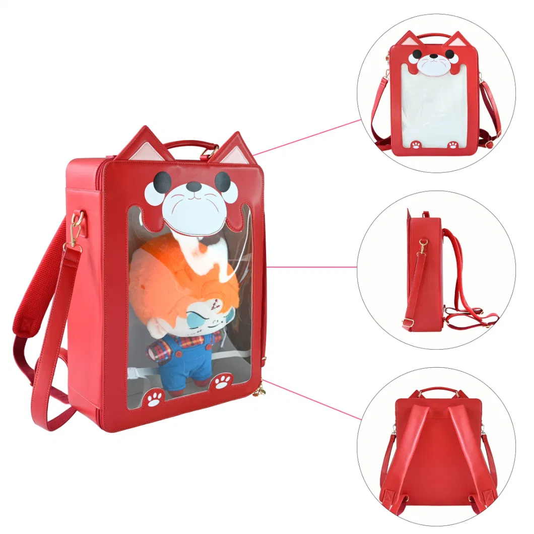 Children School Campus Transparent Backpack Custom Ita Bag