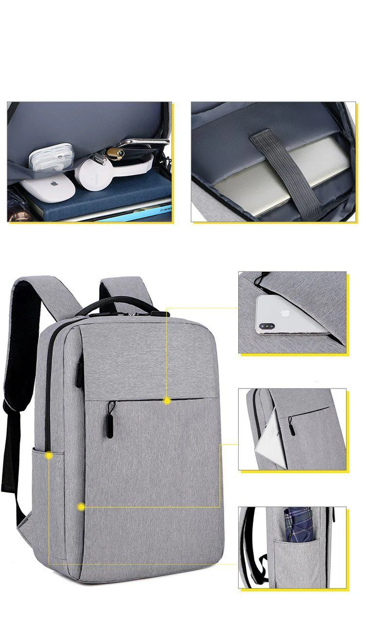 Customized Four Color School Travel Leisure Portable Business Sports Computer Backpack