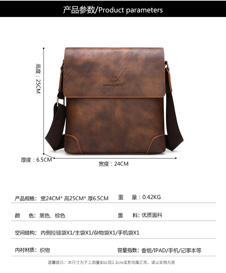 Zonxna Kangaroo Luxury Brand Vintage Man Bags Leather Shoulder Bag for Men Business Messenger Crossbody Bag Male Fashion Casual Handbag