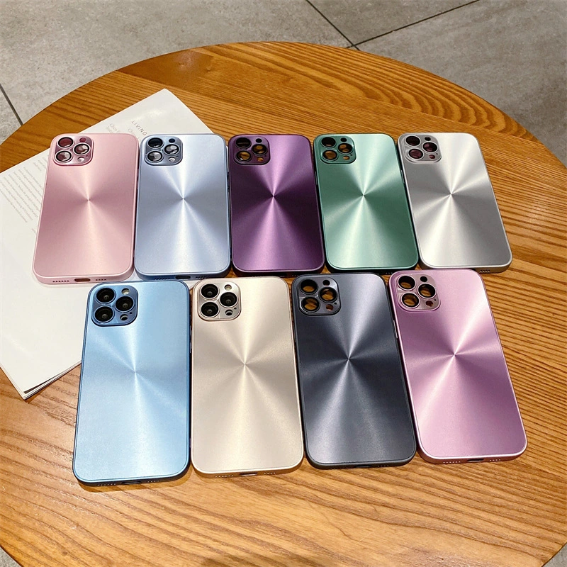 New CD Line Lens Protection Laser Color Anti Scratch Mobile Phone Case for iPhone 15 14 13PRO Max