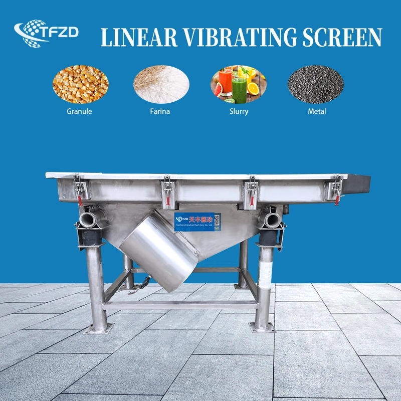 Application of Linear Vibration Screen in The Field of Grain Grading