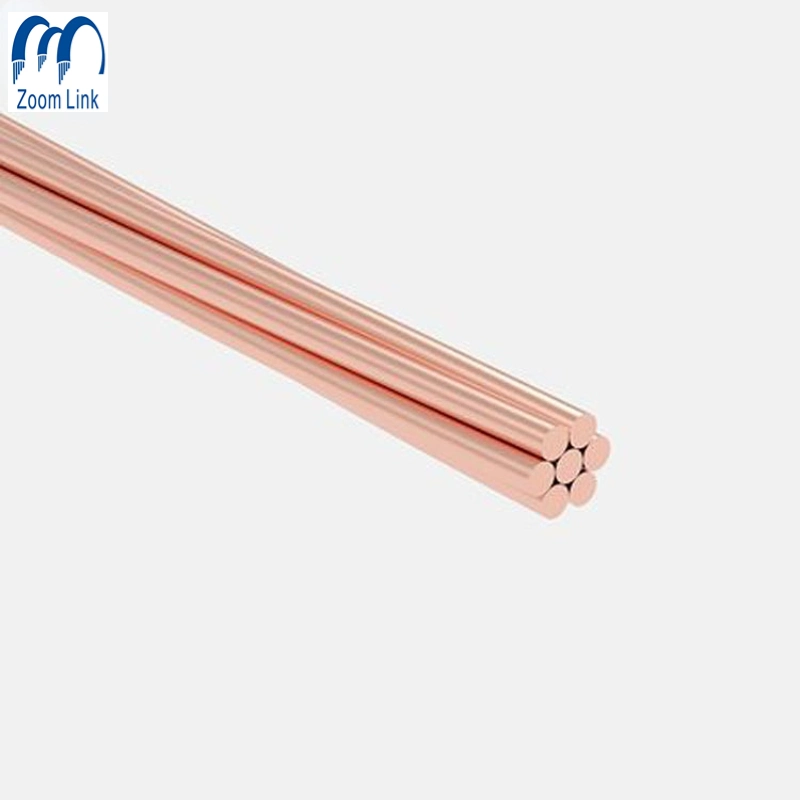 China Factory Ground Rod Conductor Wire Bare Copper Clad Steel Ground Stranded Wire