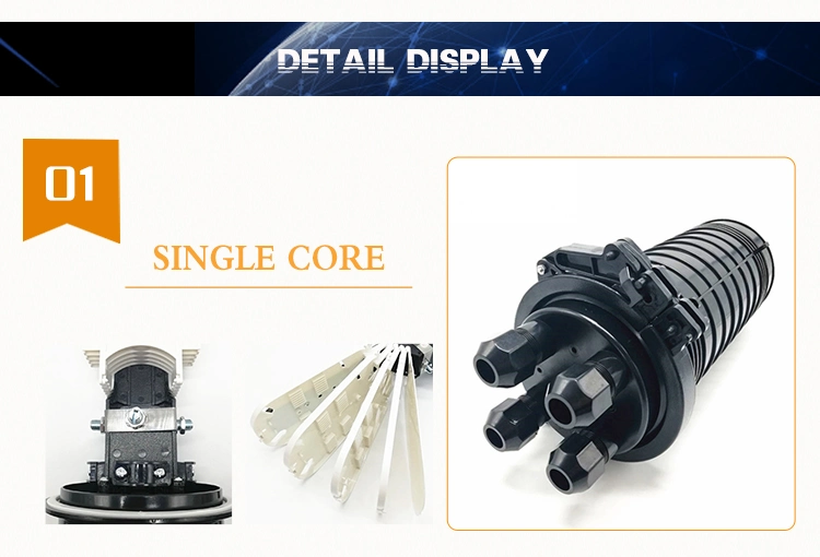 FTTH Dome Fiber Optic Splice Closure /Optic Cable Joint Box