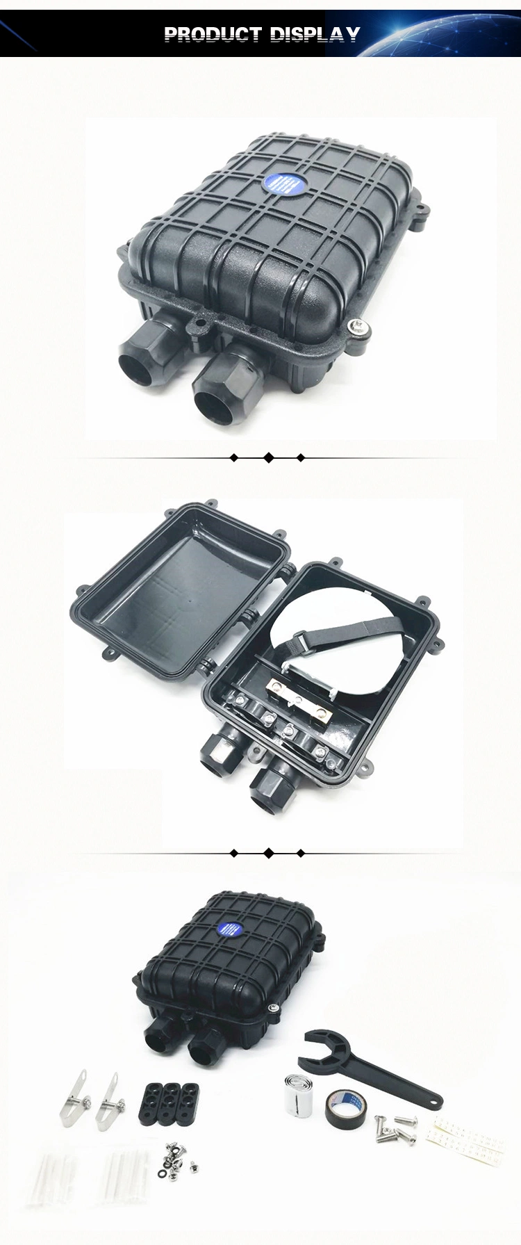 FTTH 12 24 48 Core Fiber Optic Splice Closure Price Fiber Optic Cable Joint Box