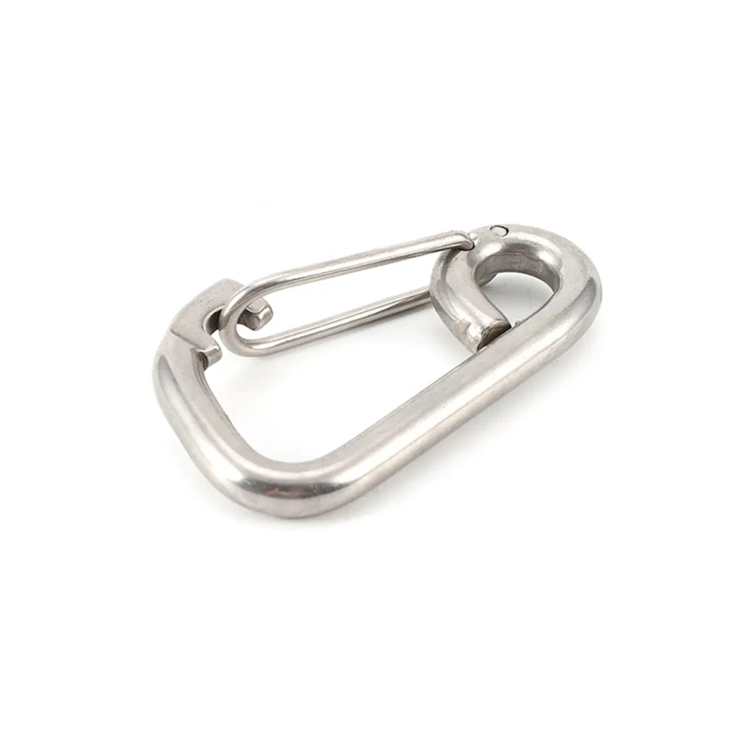 Stainless Steel Simple Spring Hook Rigging Hardware for Wire Cable