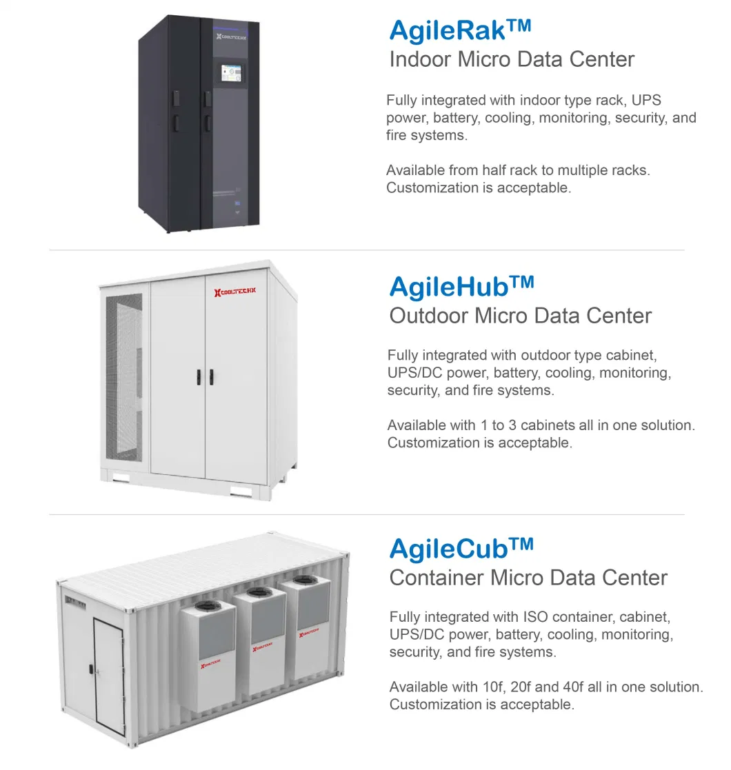 UL and RoHS Network Cabinet with Network Cable CAT6 19 Inch Server Rack Data Center Container