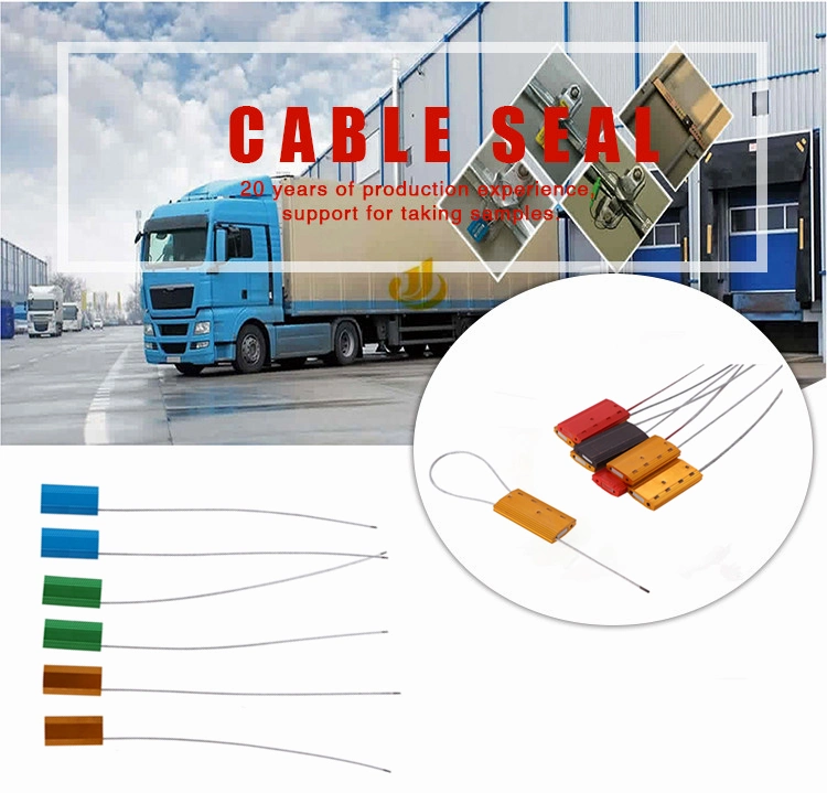 Metal Cable Seal Tightening Type Cable Ties Steel Wire Container Security Seals