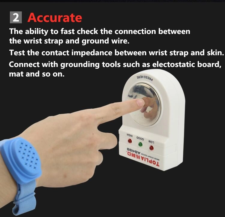 Uni-T Toplia As498 Antistatic Tester - Wrist Strap Grounding Wire