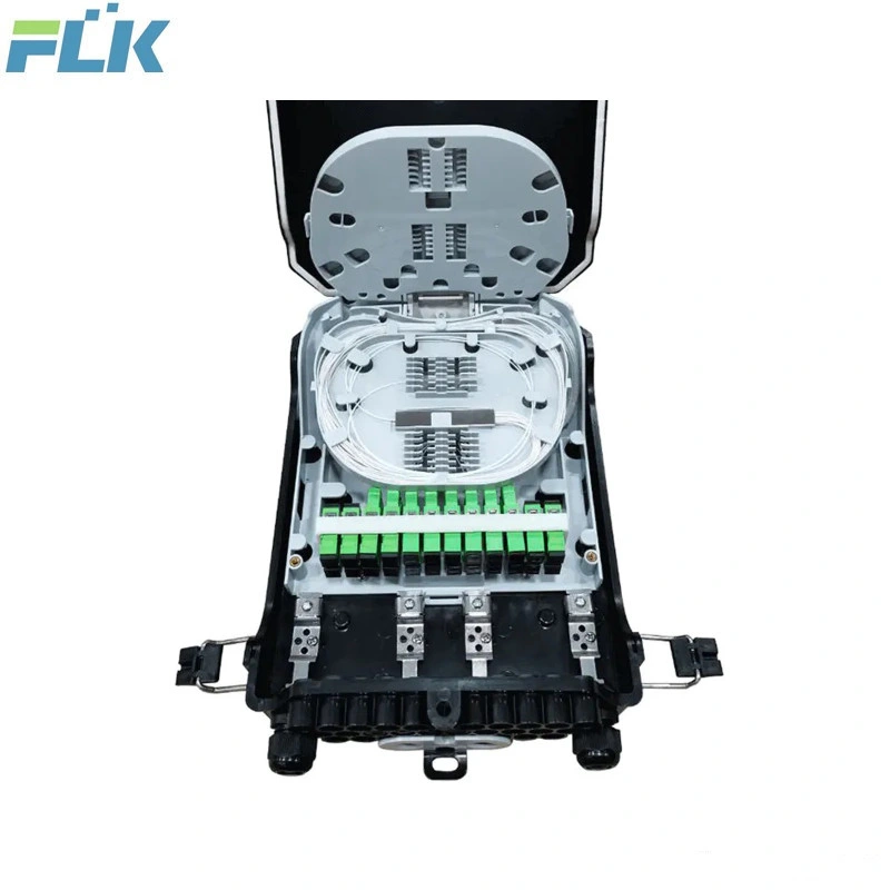 Optical Fiber Ftts 72fo Splice Capacity Fiber Access Terminal Box with Wall-Mount or Pole Mount