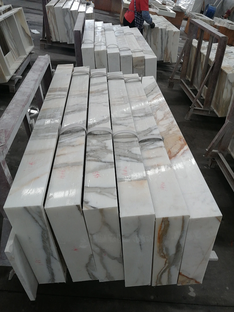 Calacatta Gold Marble Carrara Bianco/Gold Marble for Bathroom Vanity Top