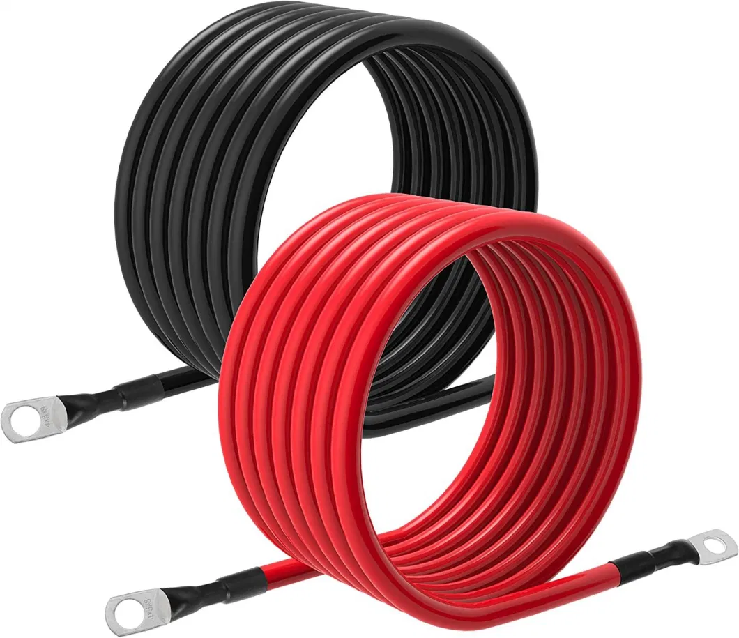 14 Square Meters Grounding Cable High Current Car Battery Connect Wire Rnb14-6s Cold Pressed Ring Terminal Wire