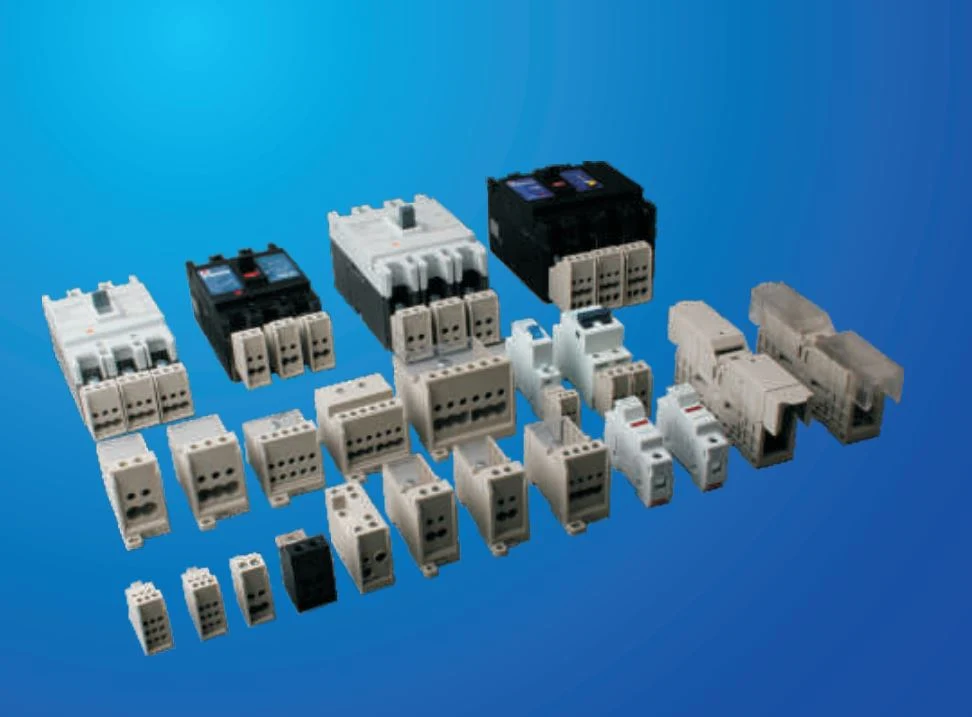 Distribution Box Block on DIN Rail One in Multi out Power Universal Electric Wire Connector Junction Box Terminal Block