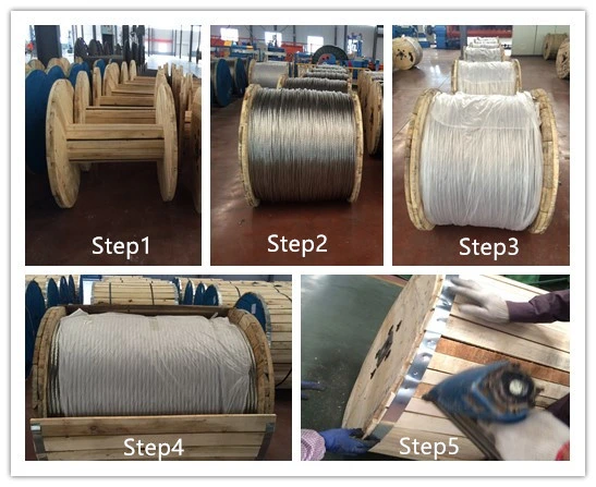 China Manufacturer Zinc Coated Galvanized Steel Wire for Overhead Ground Lines