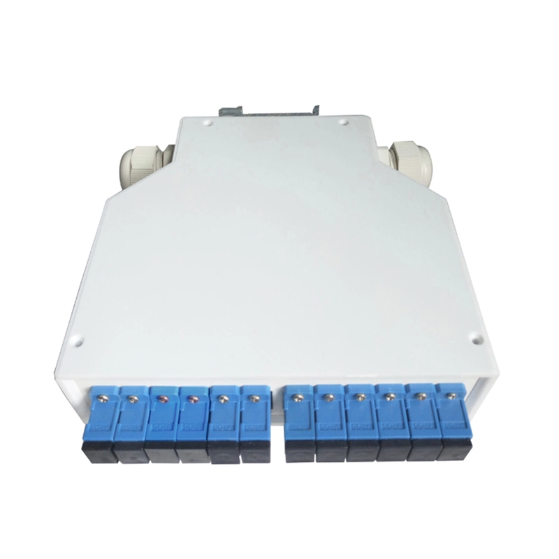 FTTH Factory Price Fiber Optic DIN Rail Terminal Box with Patch Cores or Pigtails