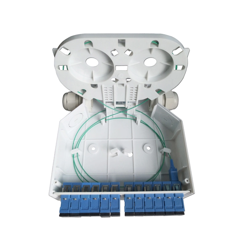 FTTH Factory Price Fiber Optic DIN Rail Terminal Box with Patch Cores or Pigtails