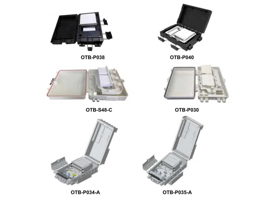 FTTH Box 8 Sc Simplex 8 Fibers Plastic Fiber Optic Terminal Box