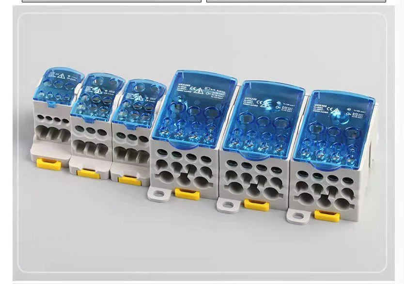 Ukk DIN Rail Distribution Box Juction Box Terminal Block 80A/125A/200A/400A/500A