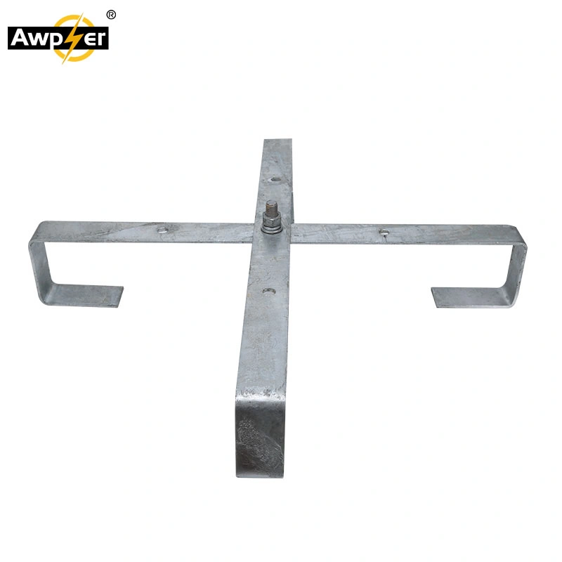 ADSS Opgw Power Accessories Galvanized Steel Cable Fittings Adjustable Cable Clip Cable Storage Rack Bracket for Pole