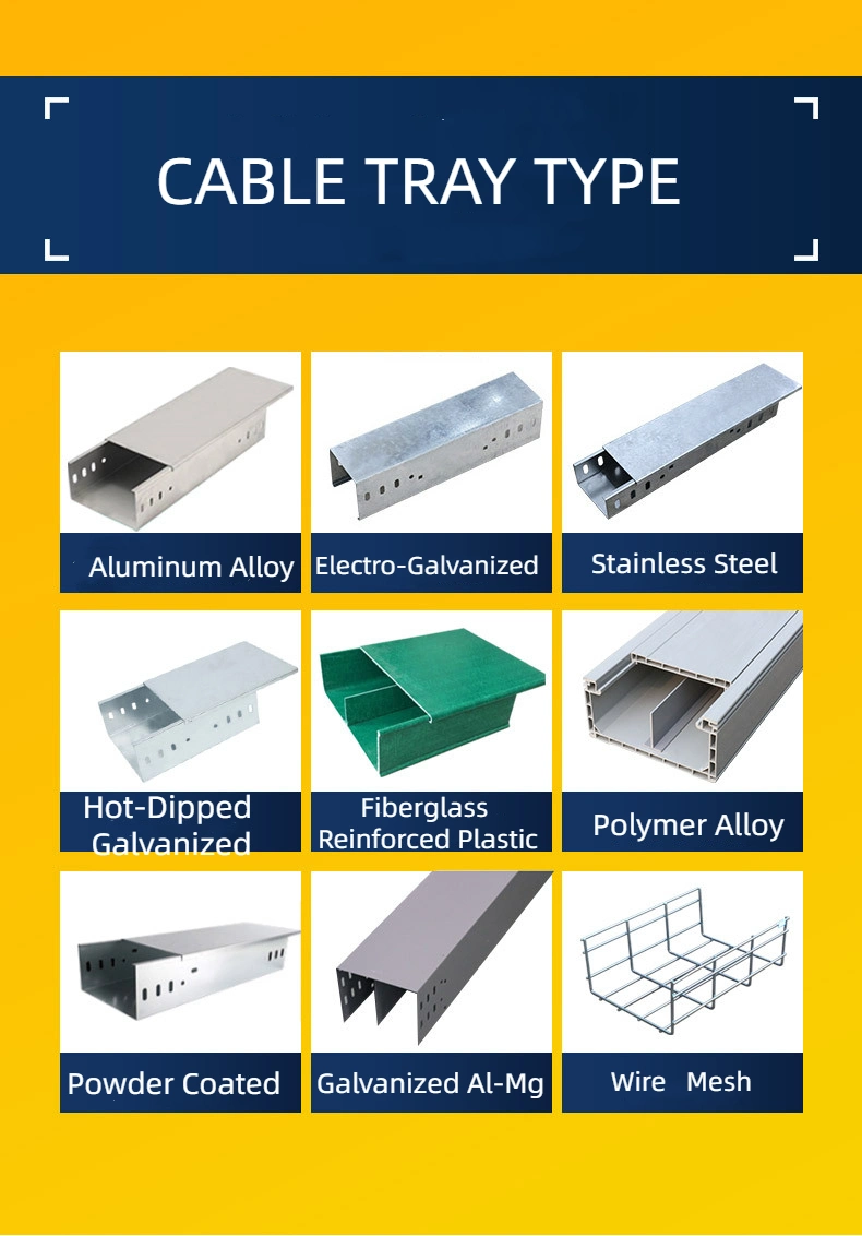 Electro-Galvanized Ladder Type Cable Tray and Accessories Ladder Elbow Ladder Tee