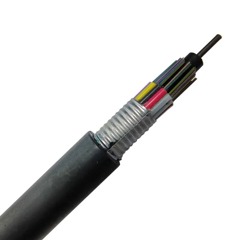 Date Cable GYTS Outdoor Steel Tape Waterproof Aerial Optical Fiber Cable
