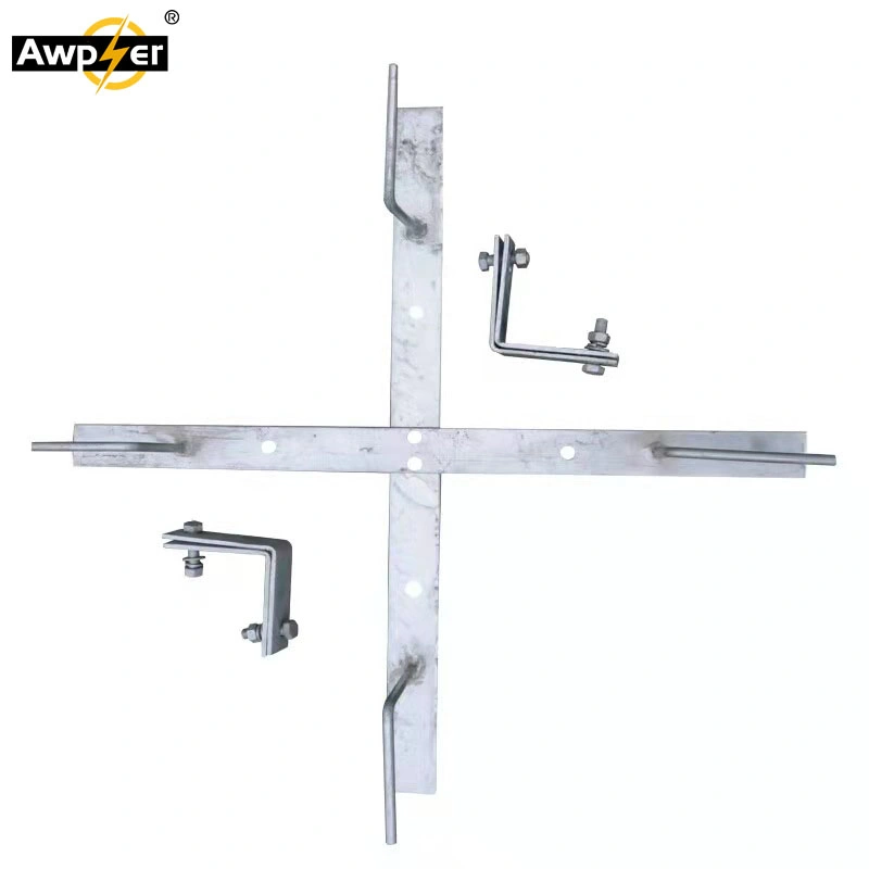 ADSS Opgw Power Accessories Galvanized Steel Cable Fittings Adjustable Cable Clip Cable Storage Rack Bracket for Pole