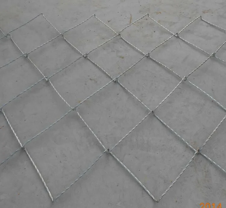 Flexible Cable Netting Stainless Steel Wire Rope Mesh Balustrade Net Railing Protective Rope Mesh