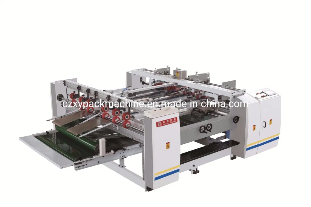 Double Servo Double Head Corrugated Box Gluing Making Machinery