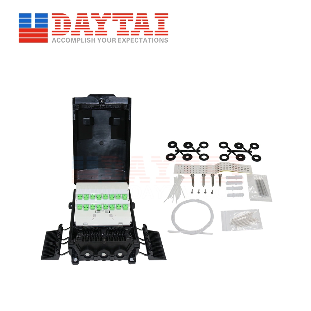 Indoor / Outdoor 16 Port Fiber Joint Box Optic Distribution Box