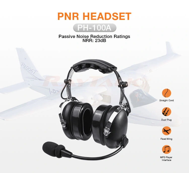 Raytalk General Aviation Headset Pnr Noise Cancelling Headphones