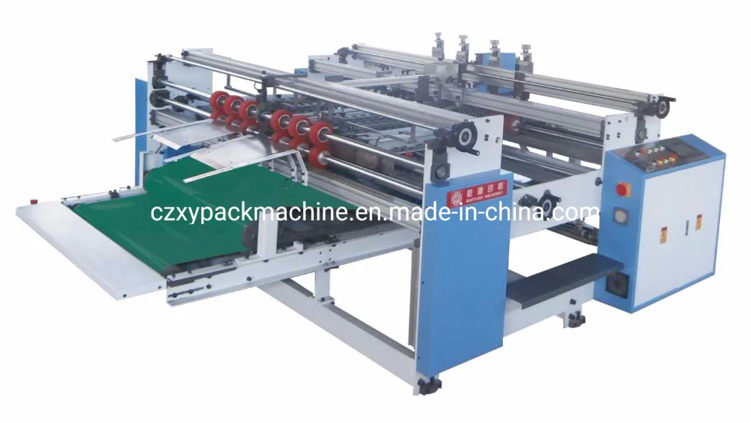 Double Servo Double Head Corrugated Box Gluing Making Machinery