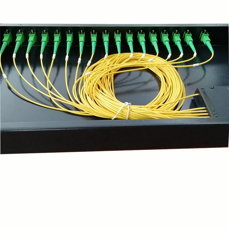 1*8 1*16 1*32 Port Rack Mounted Fiber Optical Terminal Box 19 Inch PLC Splitter Box