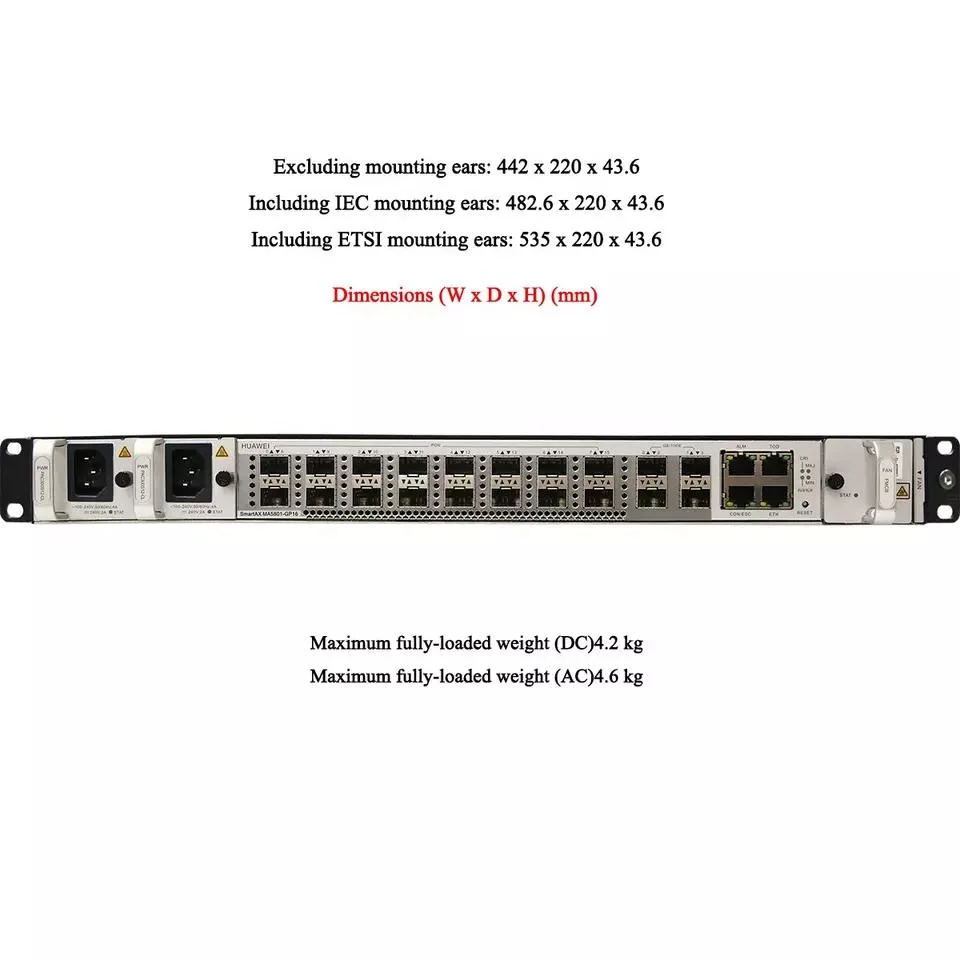 Optixaccess Ea5801s-Gp16 Box-Shaped Optical Line Terminal (OLT) of Fast Delivery