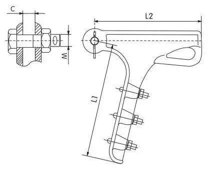 Electrical Aluminum Clamp Nll-3 Strain Clamp Tension Clamp for Earth Wire