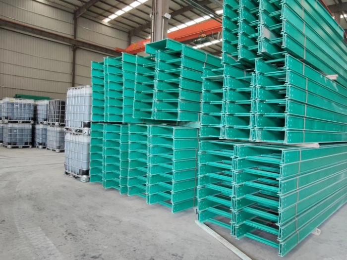 100mm Cable Ducts for Sale 600mm 300mm FRP Ladder Rack 100mm Height FRP Cable Tray