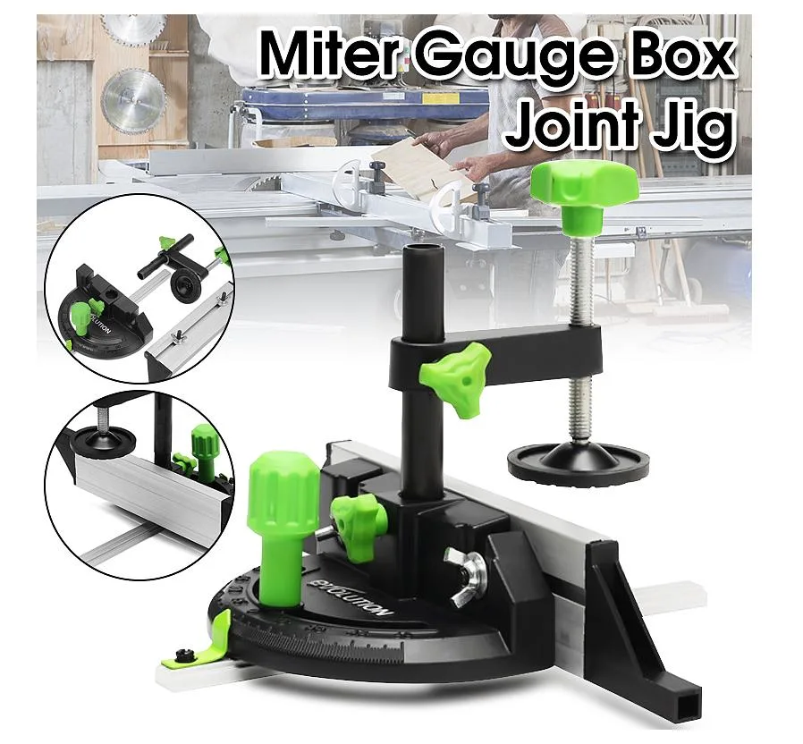 Carpentry Tool Miter Gauge Box Joint Jig