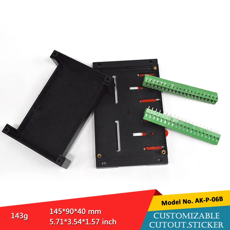 DIN Rail Plastic Junction Box for Electronics Terminal Block