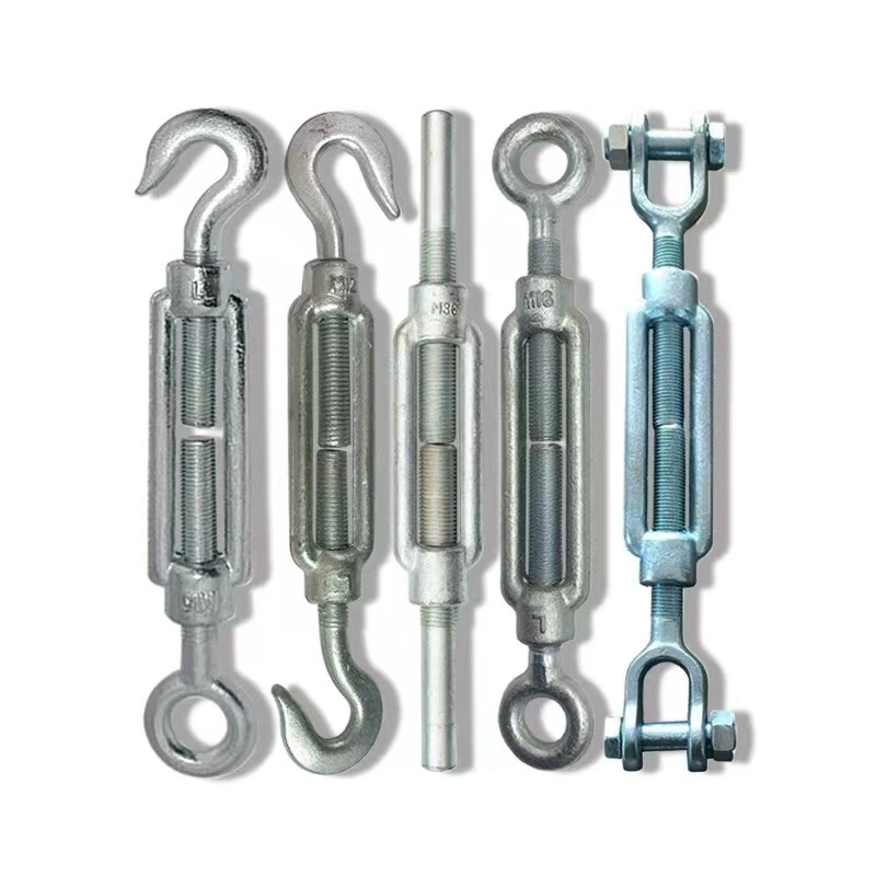 Stainless Steel Fencing Wire Hook Eye Jaw Wire Rope Cable Fitting Rigging Turnbuckle