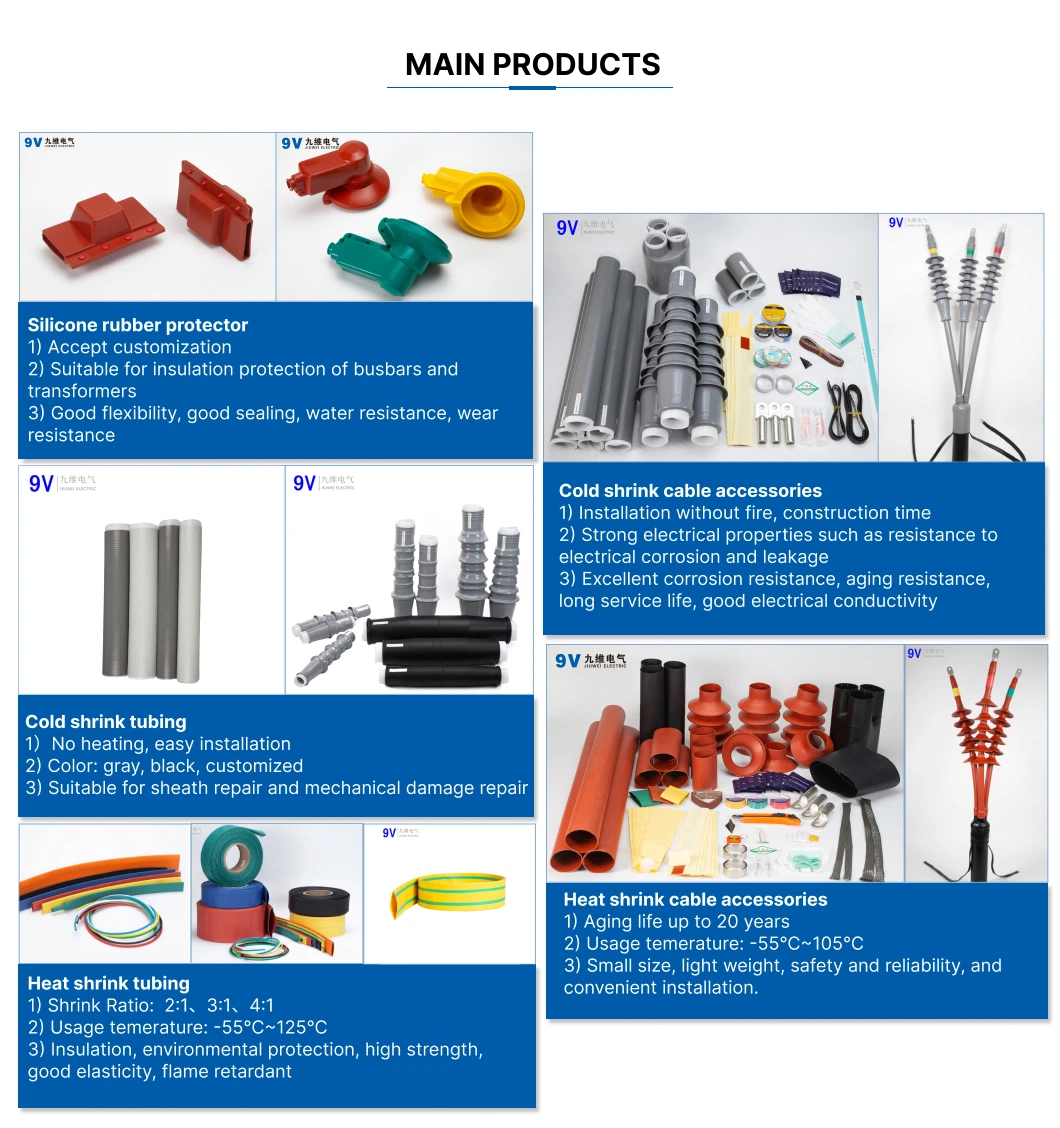 35kv Heat Shrinkable Transformer Protection Shield Customized Electrical Joint Box