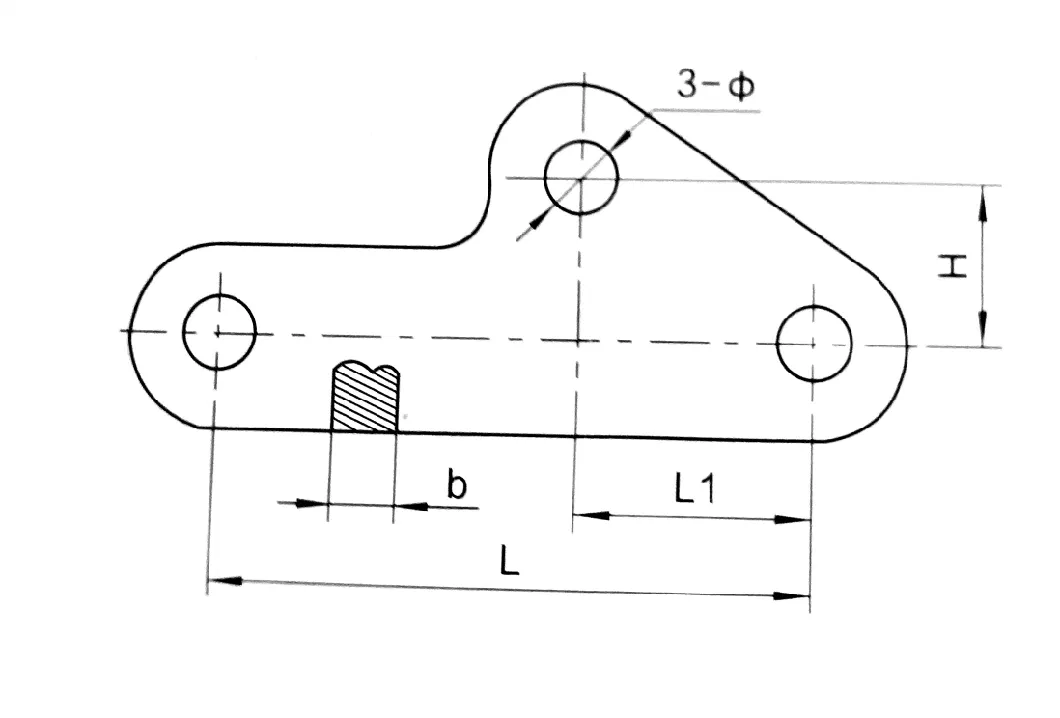 Hot-DIP Galvanized Towing Plate Adjusting Plate