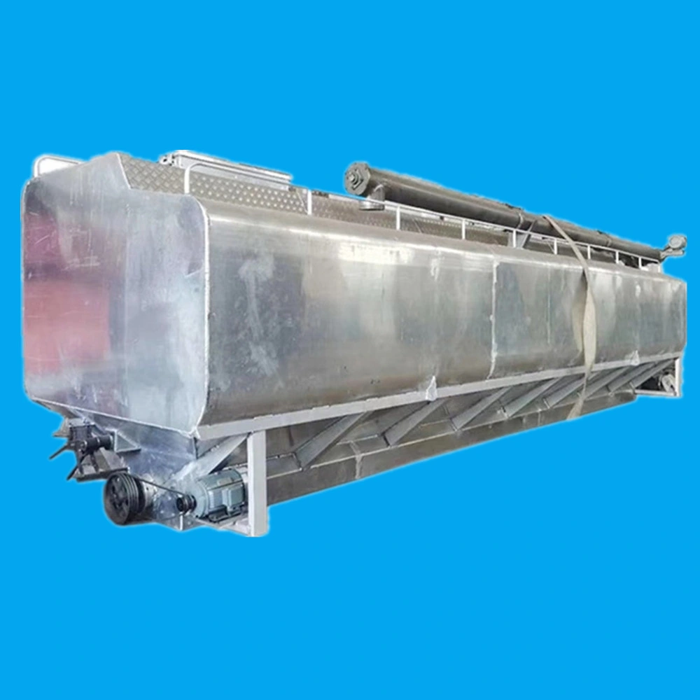 Tri Axles 60cbm Tank 33ton Bulk Feed Truck Semi-Trailer Hydraulic System for Livestock Chicken Duck Goose Feed Transport